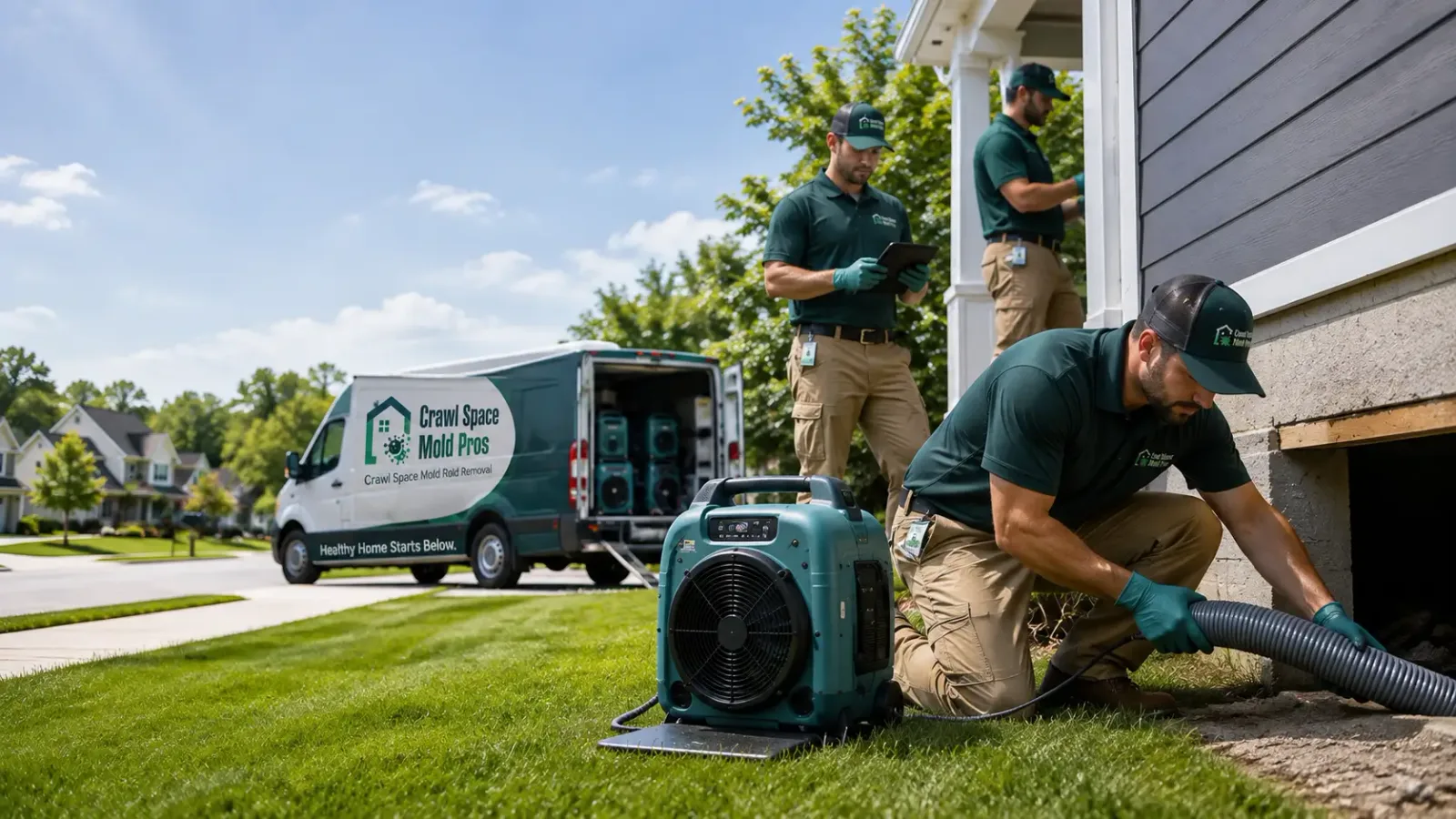Crawl Space Mold Removal in Washington Grove, MD